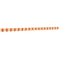 vidaXL Volant de store jaune et orange rayé 4,5 m