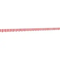 vidaXL Toile de rechange pour jupe de store 5 m rouge et blanc rayé