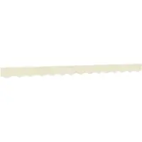 vidaXL Volant de store Crème Rayé 3,5 m