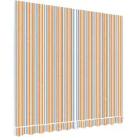 vidaXL Tissu de store multicolore rayé 3x2,5 m