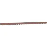 vidaXL Lambrequin de store marron 5 m