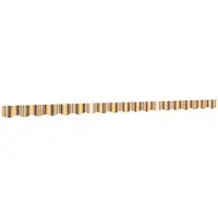 vidaXL Volant de store jaune et gris rayé 4,5 m