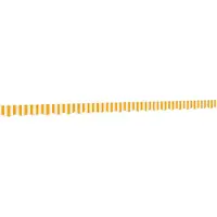 vidaXL Volant de store jaune et blanc rayé 5 m