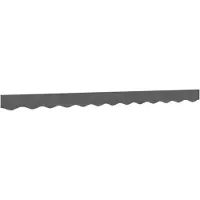 vidaXL Volant de store anthracite rayé 3 m