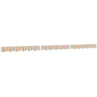 vidaXL Volant de store Multicolore Rayé 4,5 m