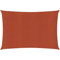 vidaXL Voile d'ombrage 160 g/m² Terre cuite 5x7 m PEHD