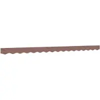 vidaXL Lambrequin de store marron 4 m