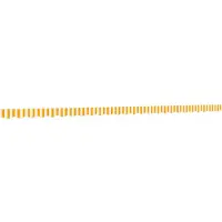 vidaXL Volant de store jaune et blanc rayé 6 m