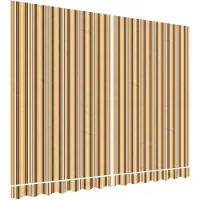 vidaXL Toile de store Multicolore Rayé 3,5x2,5 m