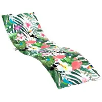 vidaXL Coussin de chaise longue multicolore tissu oxford