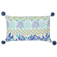 Jardin d'Ulysse Coussins BOH-FLEUR - Bleu - 30x50 cm