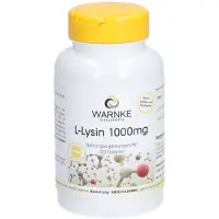 Warnke Vitalstoffe L-Lysine 1000 mg Comprimés 100 pcs
