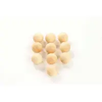TickiT 73881 Boules heuristiques en bois, 50 mm, 10 pièces, couleur naturelle