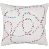 Broste Copenhagen Housses de coussins KNUD - Bleu - 50x50 cm