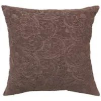 Broste Copenhagen Housses de coussins MUSHROOM - Bordeaux - 50x50 cm