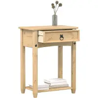 vidaXL Table console Corona 55x35x73 cm bois de pin massif
