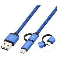CoolBox Câble USB vers micro-USB et USB C COO-CAB-U2MC