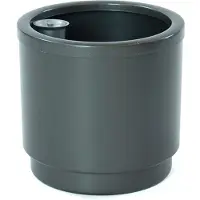 Plastiken Pot de fleurs auto-arrosant Anthracite (Ø 22 cm)