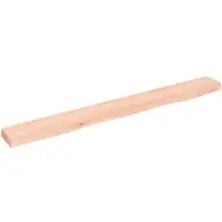 vidaXL Étagère murale 100x10x4 cm bois de chêne massif non traité