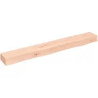 vidaXL Étagère murale 80x10x6 cm bois de chêne massif non traité
