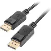Lanberg CA-DPDP-10CC-0005-BK Câble DisplayPort 0,5 m Noir