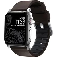 Nomad Bracelet Active Pro pour Apple Watch | 44/45/46/49 mm - Brown / Silver