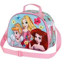 KARACTERMANIA Sac à Goûter 3D - Disney Princesses Disney Adorable - Bleu - Taille Unique