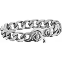 Police Pj25719bss01l Bracelet Argenté Homme