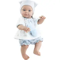 Paola Reina poupée bébé fille robe 32cm - Poupées Jouets