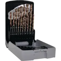 Tivoly Forets métaux hss queue cylindrique TBX 4F type E coffret de 19
