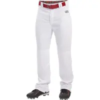 Rawlings | Pantalons de Baseball Longs Série LAUNCH | Adulte Medium | Blanc
