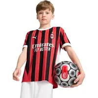 Puma T-Shirt fonctionnel 'AC Milan 24/25' rouge / noir / blanc