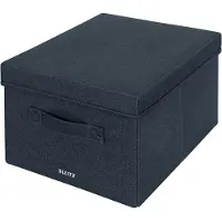 Leitz Boîte De Rangement En Tissu Avec Couvercle 2 Pièces