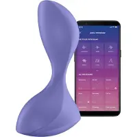 Satisfyer Sextoy - - Sweat Seal - Plug anal connecté - Taille unique - Couleur lilas