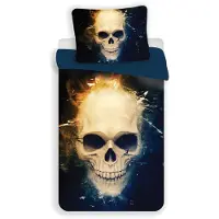 Tinisu Bettbezug Skull - 140 X 200 cm - 70 x 90 cm