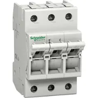Schneider Electric Interrupteur-sectionneur à fusibles D01, 3P, 16A MGN01316