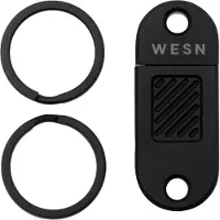 WESN QR, SN03-1, Blacked Out Titanium, porte-clés