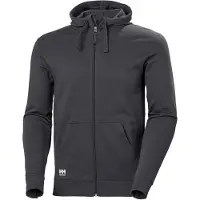 Helly Hansen Hommes, Pull-over, Classic Zip Hoodie grey melange 2XL, Gris, (XXL)