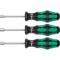 Wera 395 HO/3 Jeu de tournevis creux à douille, 3 pièces