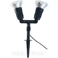 MEGATRON Lampe à piquet "CAPPI" 2 flammes