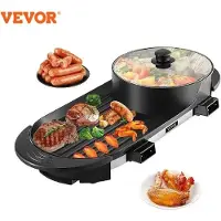 OEM Poêle-grill électrique 2 en 1 avec 5 vitesses