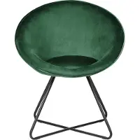 Beliani Chaise en velours Vert Floby Ii Lumarko !