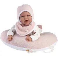 Llorens Mimi Sourit Avec Le Moon Bears Dress Bébé Poupée 42 Cm Rose Rose One Size