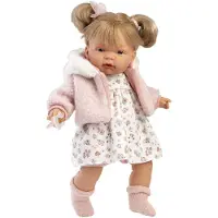 Big Buy Cooking Llorens Poupée pleureuse Joelle Rose Veste vierge avec son 38 cm