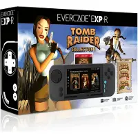 Evercade Exp-r + Tomb Raider Collection Retro Console Doré