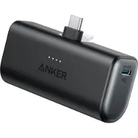 Anker Nano (5000 mAh, 18 W, 18.50 Wh), Chargeur de secours, Noir, Blanc