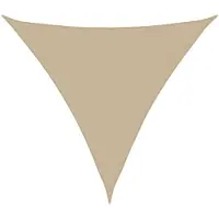 vidaXL Voile de parasol tissu oxford triangulaire 3x3x3 m beige