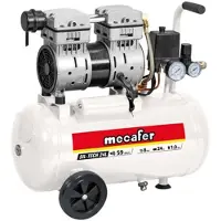 Big Buy Cooking Compresseur d'air MECAFER 425523 horizontal Silencieux 8 bar 24 L