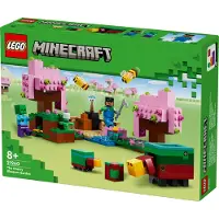 LEGO Minecraft Le Jardin des Fleurs de Cerisier, Jouet-jardin à explorer avec Sunny, Fouineur, Zombie et Abeilles, cadeau pour gamer, pour garçons et filles à partir de 8 ans 21260
