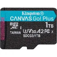 Kingston Technology Carte microSDXC Canvas Go Plus 170R A2 U3 V30 de 1 To sans ADP